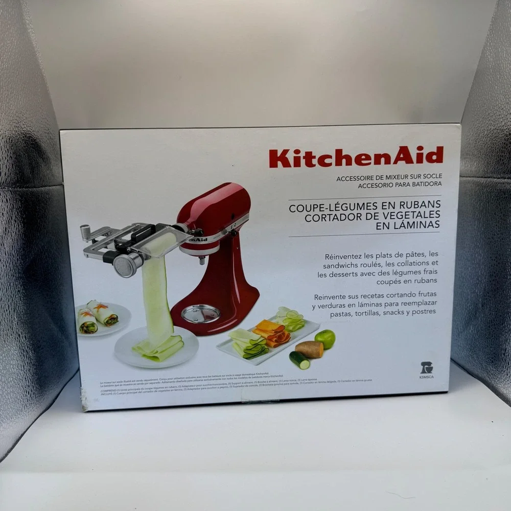KitchenAid KSMSCA Vegetable Sheet Cutter Stand Mixer Attachment in Box